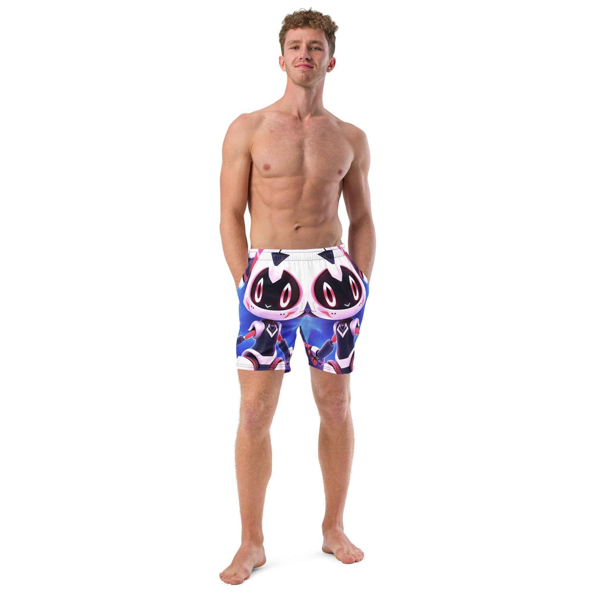 Cyber Friend Swim Trunks