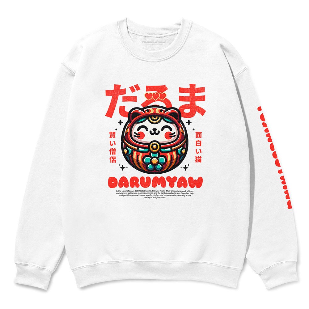 Darumyaw Cat Sweatshirt - Lolomo!