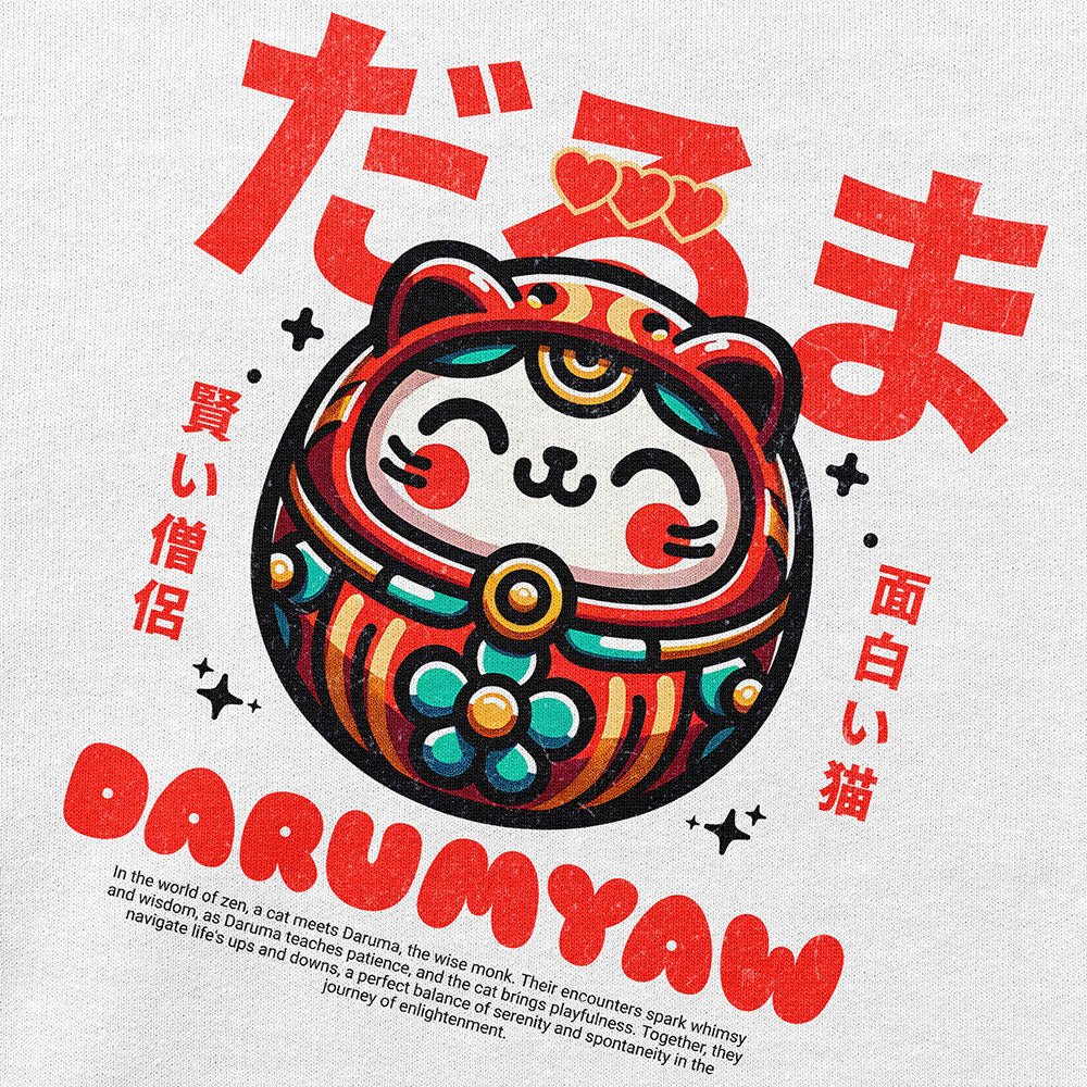 Darumyaw Cat Sweatshirt - Lolomo!