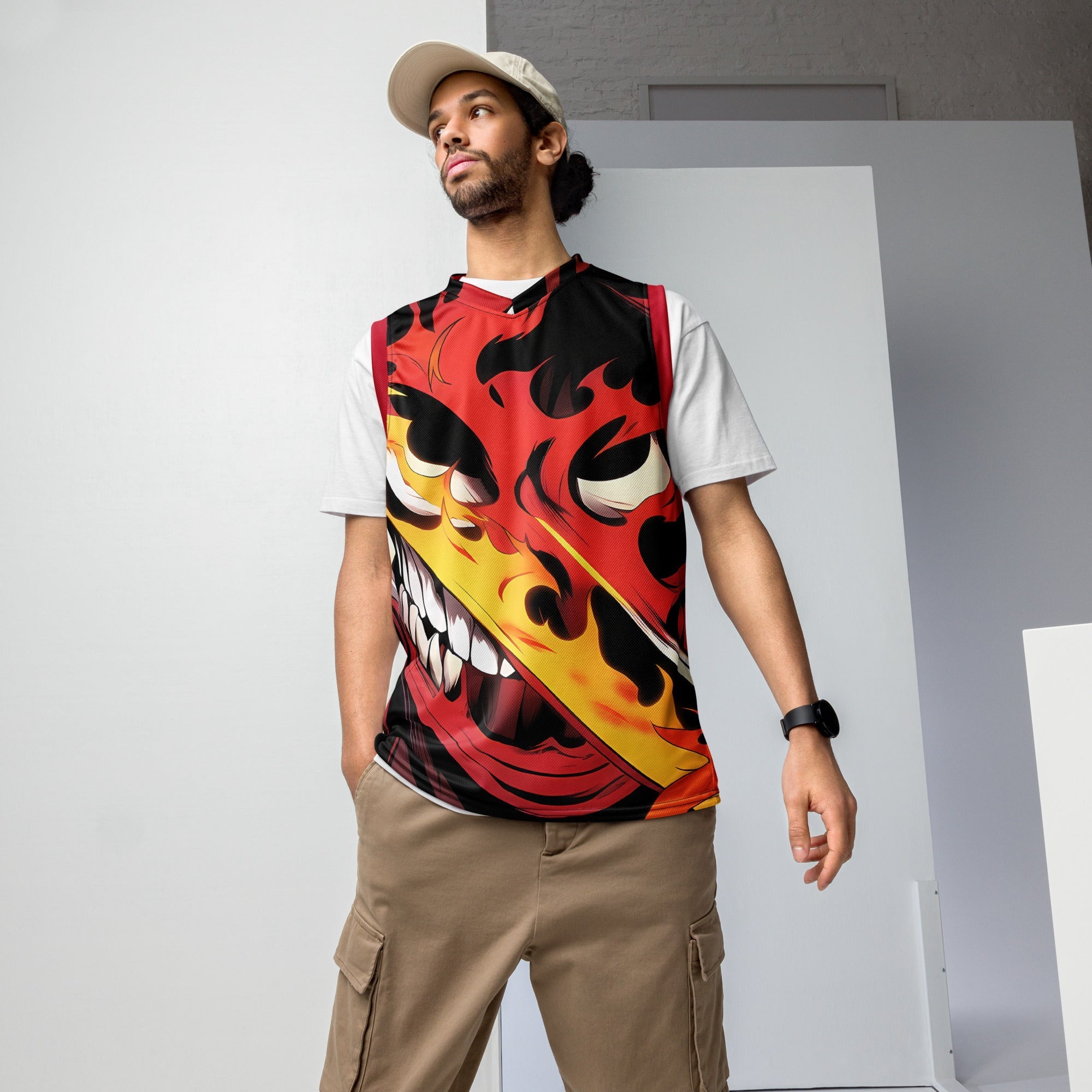 Demon Time Recycled Basketball Jersey - Lolomo!