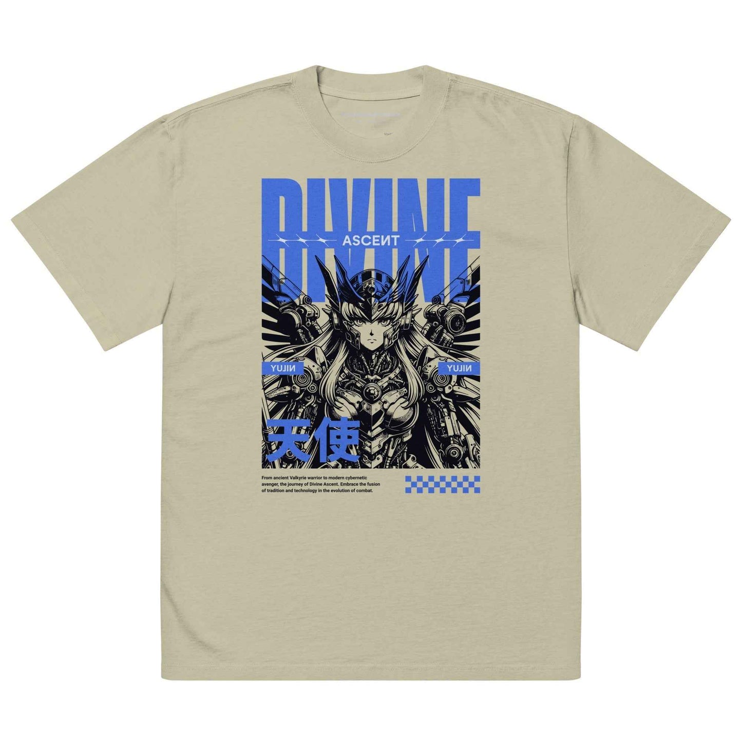 Divine Ascent Oversized Faded T-Shirt