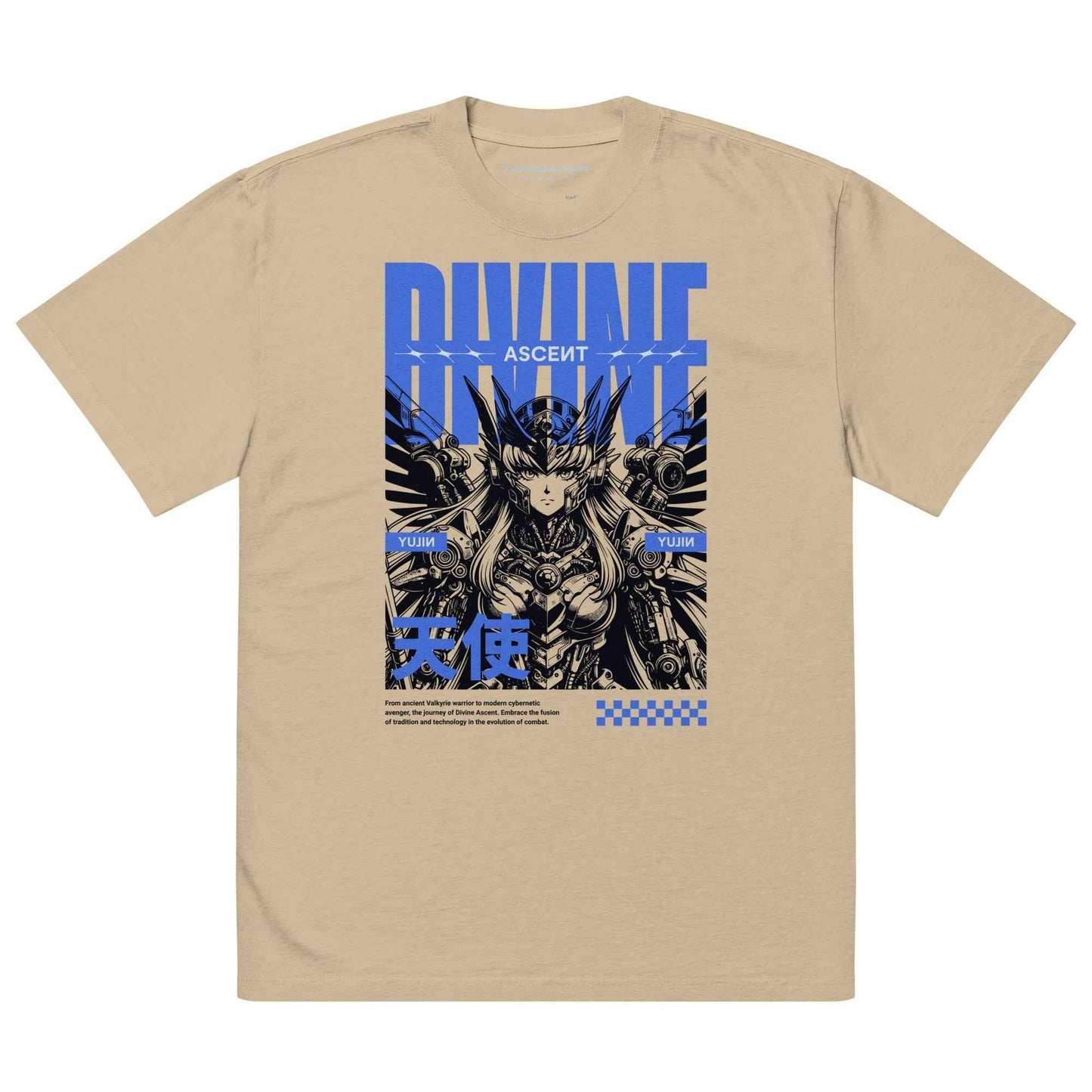 Divine Ascent Oversized Faded T-Shirt