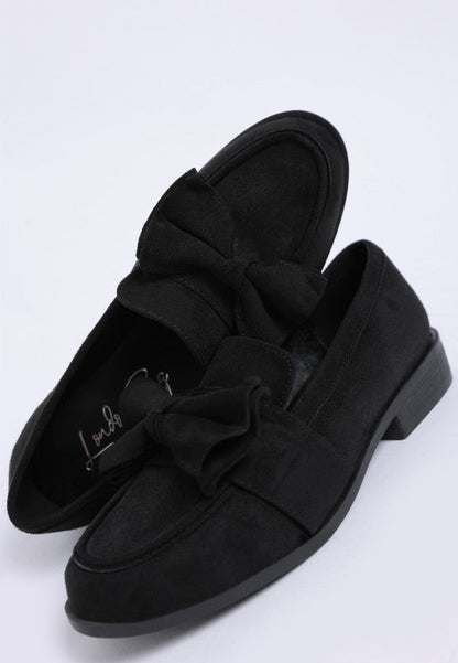 Havisham Bow Accent Heeled Loafers