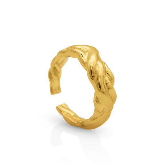 ELISE CHARM GOLD RING - Lolomo!