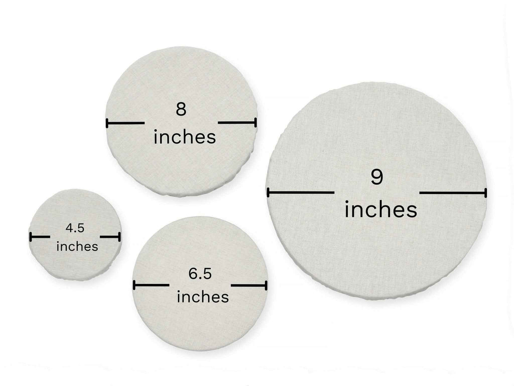 Cubiertas de tela para cuencos