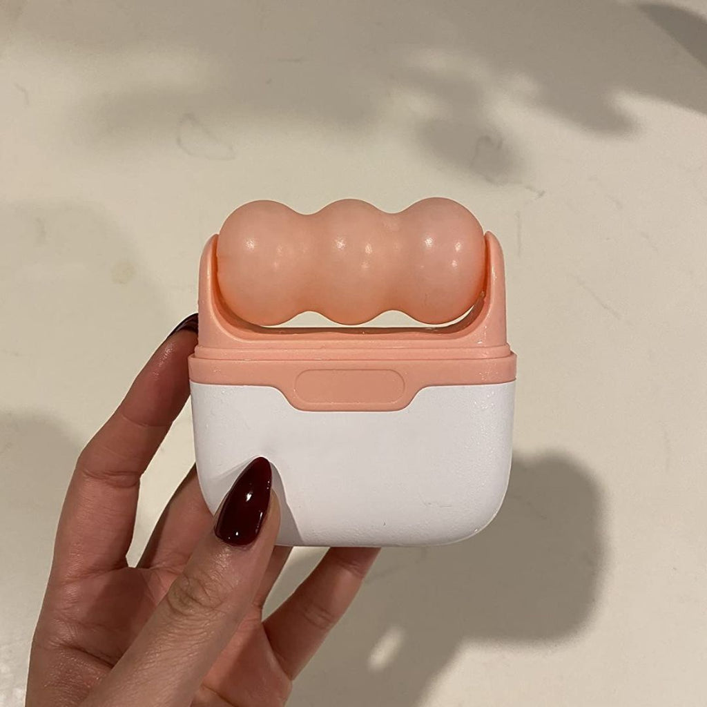 Rouleau de glace pour le cou et le visage contre les poches et les rougeurs