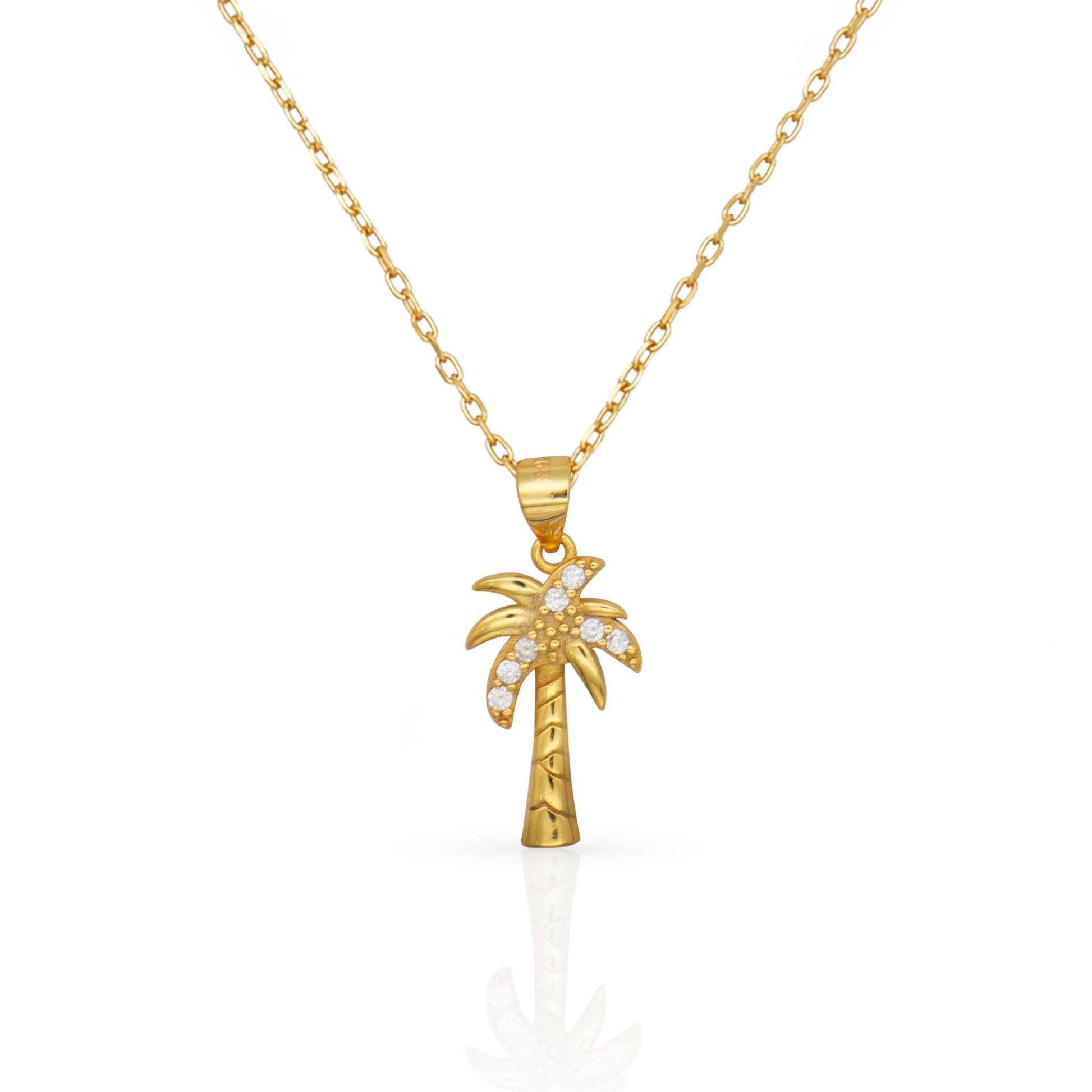 FAIR TALLY PALM NECKLACE - Lolomo!