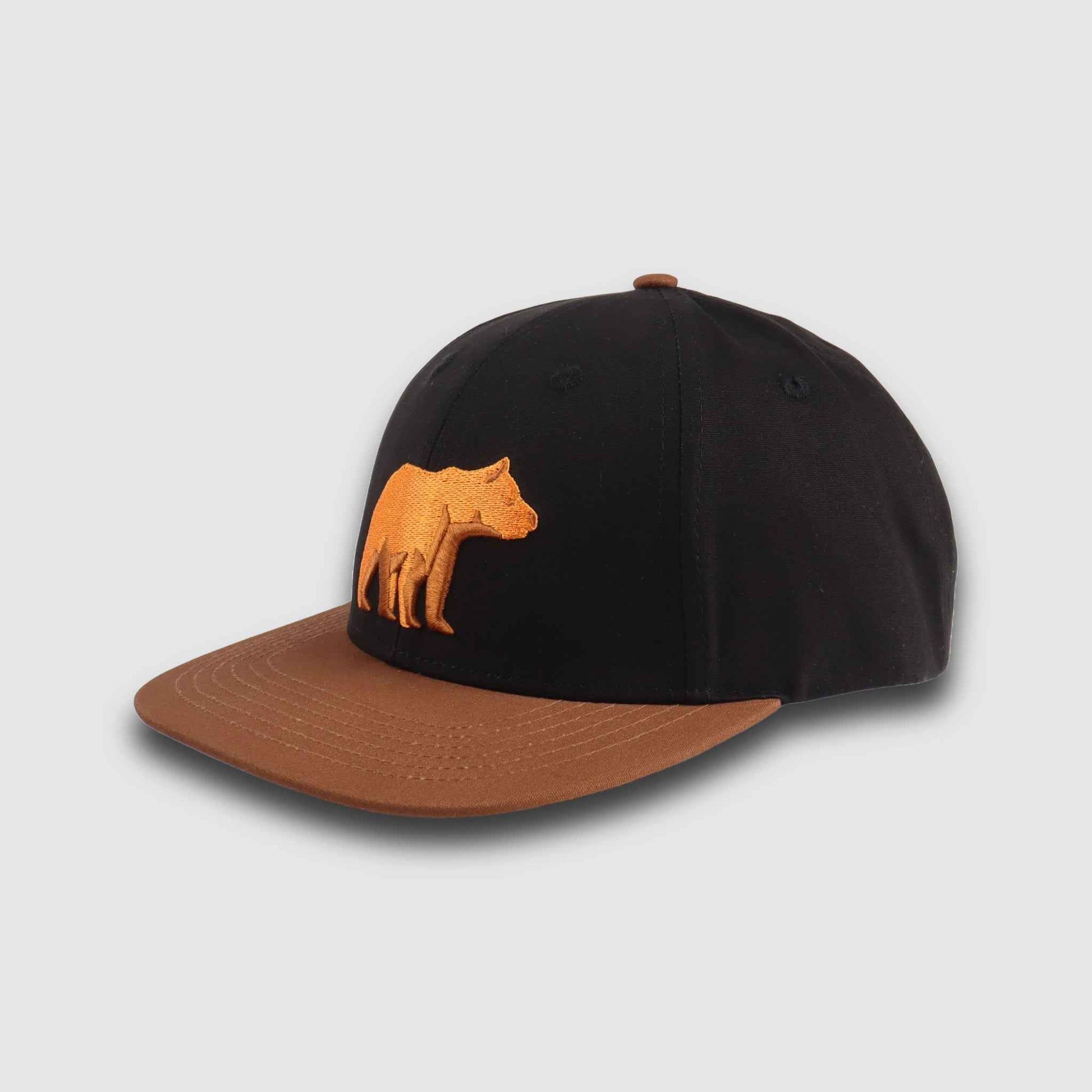 Big Bear Snapback Hat - Black