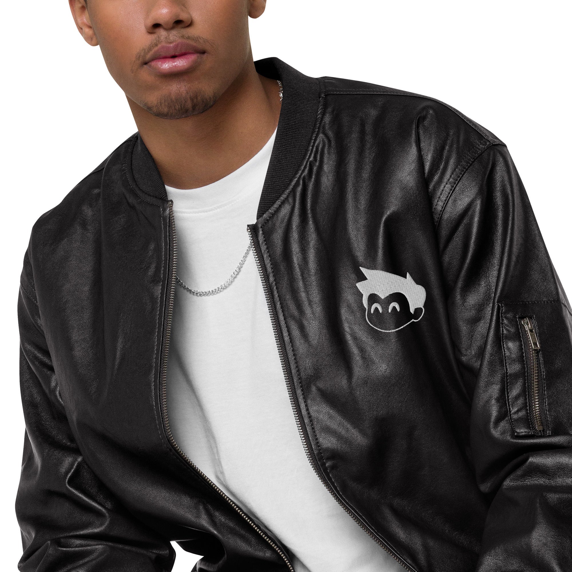 Gimbo Leather Bomber Jacket - Lolomo!