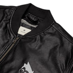 Gimbo Leather Bomber Jacket - Lolomo!