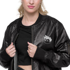 Gimbo Leather Bomber Jacket - Lolomo!