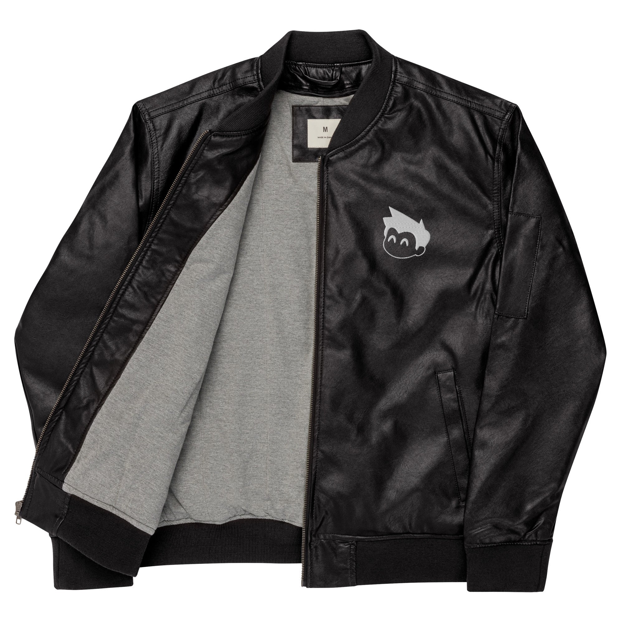 Gimbo Leather Bomber Jacket - Lolomo!