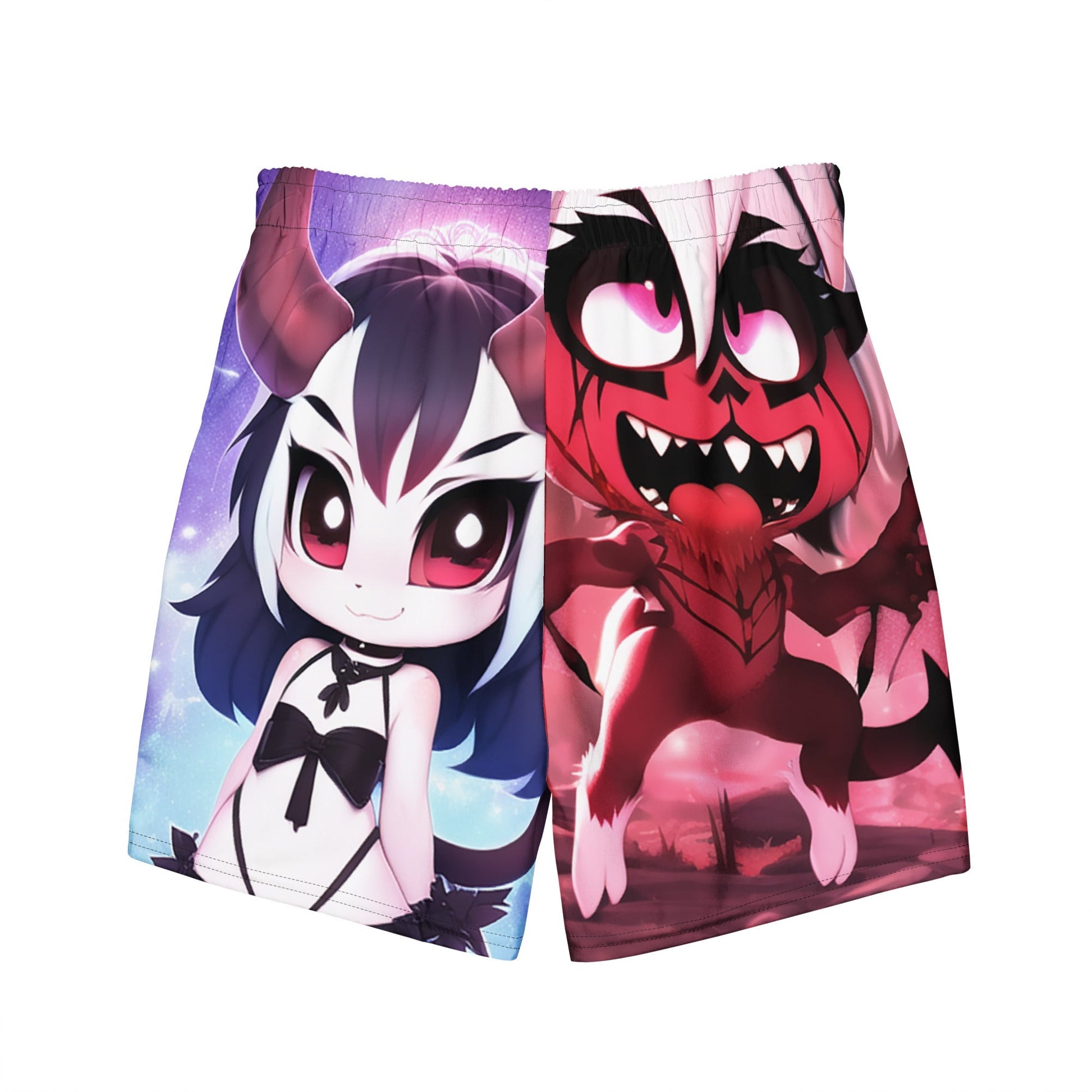 Good vs Evil Swim Trunks - Lolomo!