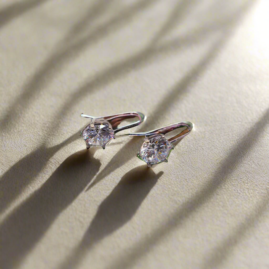 Eternal Radiance Silver Dipped Earrings