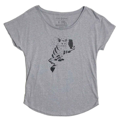 Snap Cat Dolman Shirt