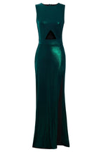Green Cut Out Side Dress - Lolomo!