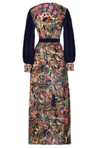 Hand painted Long Sleeve Maxi Dress - Lolomo!