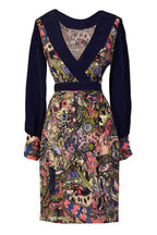 Hand painted Long Sleeve Mini Dress - Lolomo!