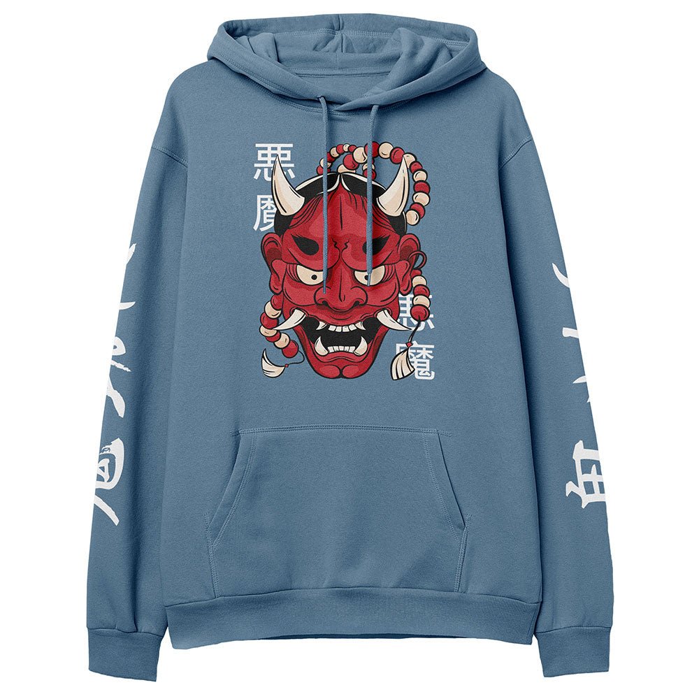 Hannya Demon Mask Hoodie - Lolomo!