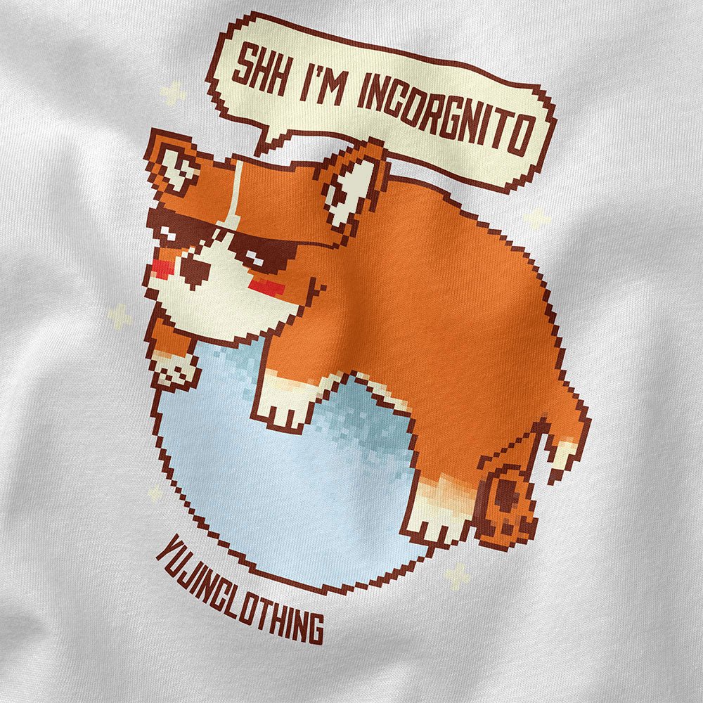 Incognito Corgi Dog T-Shirt - Lolomo!
