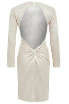 Ivory Lace Backless Dress - Lolomo!