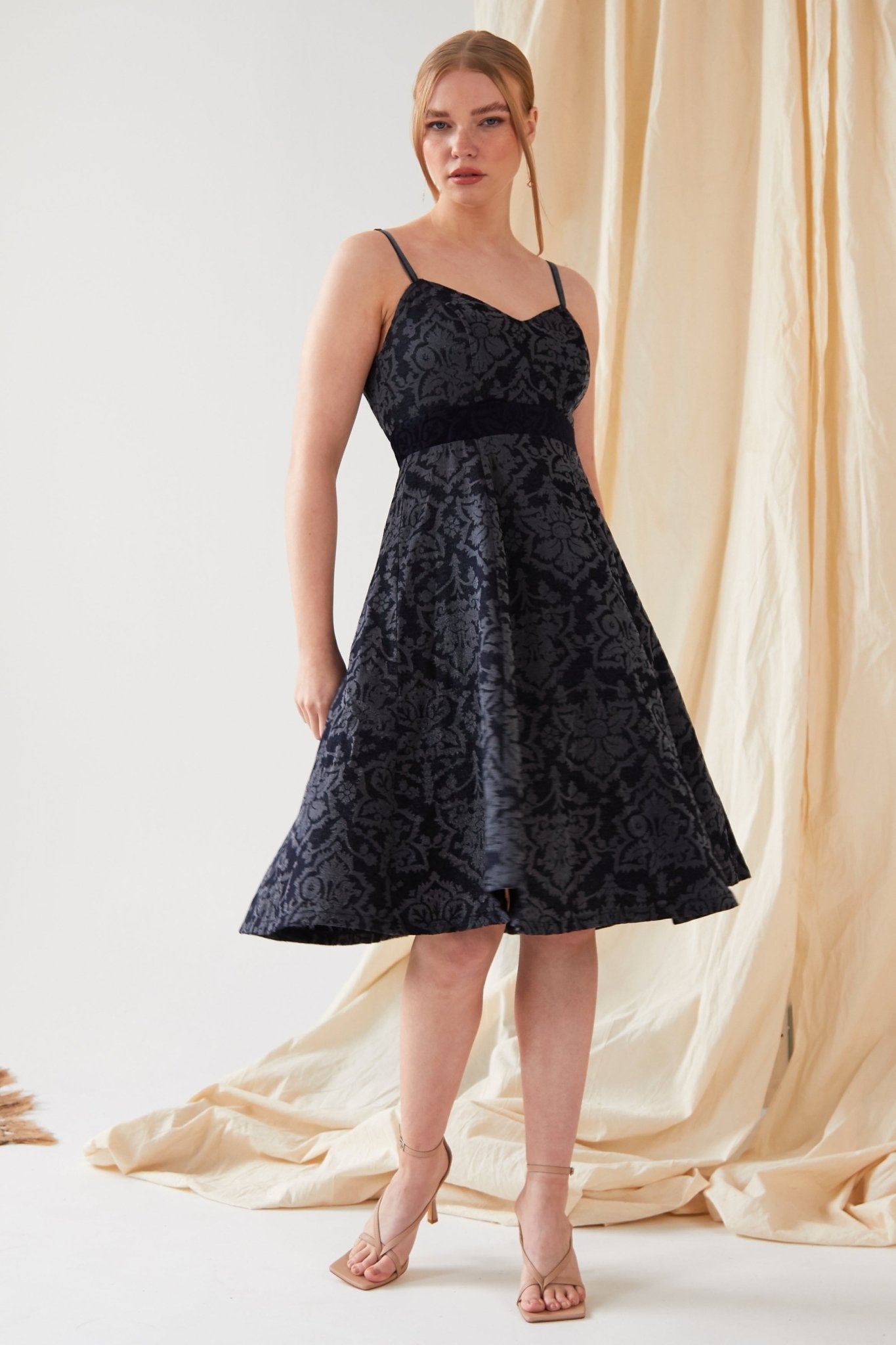Jacquard Skater Dress - Lolomo!