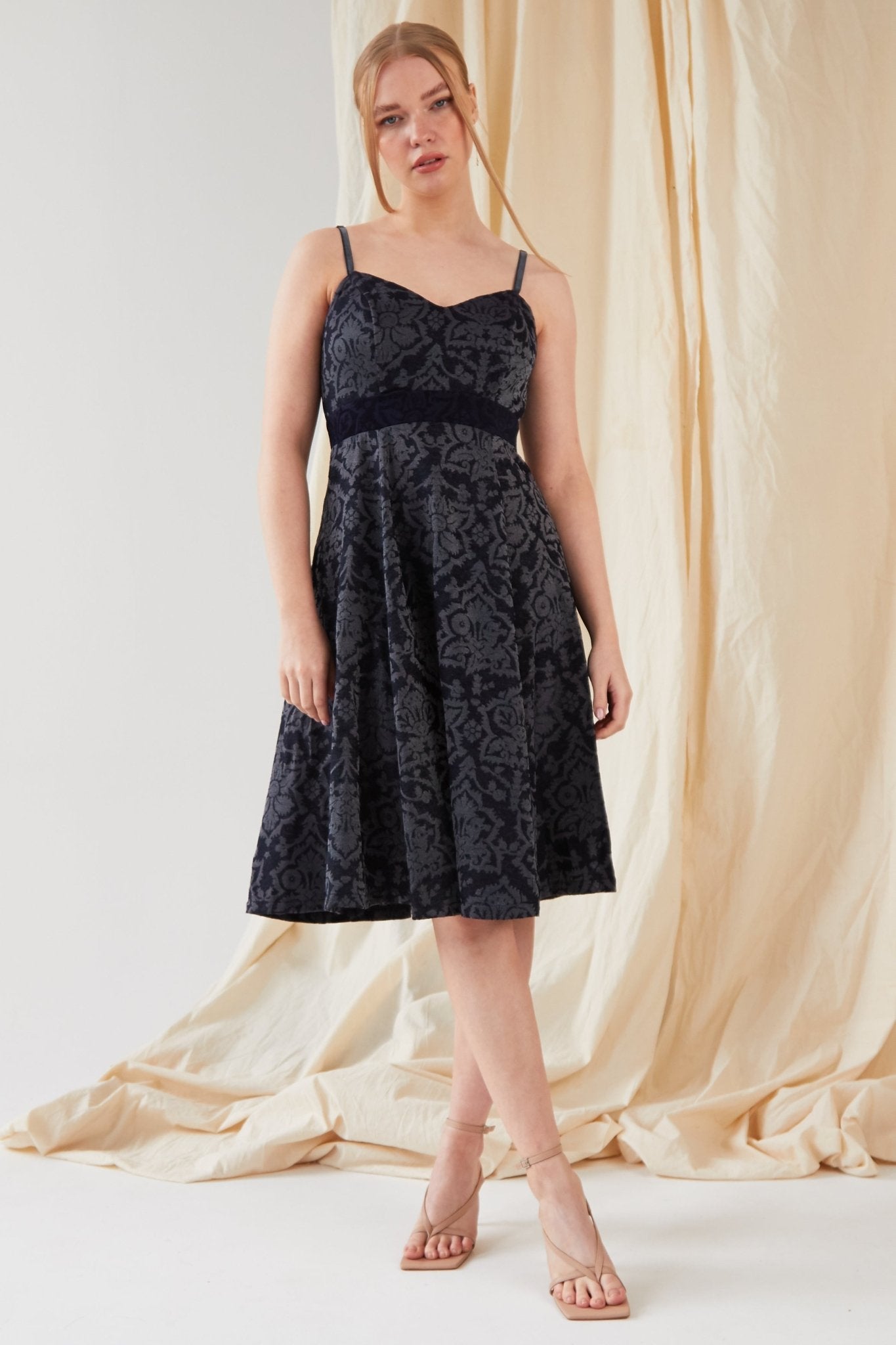 Jacquard Skater Dress - Lolomo!