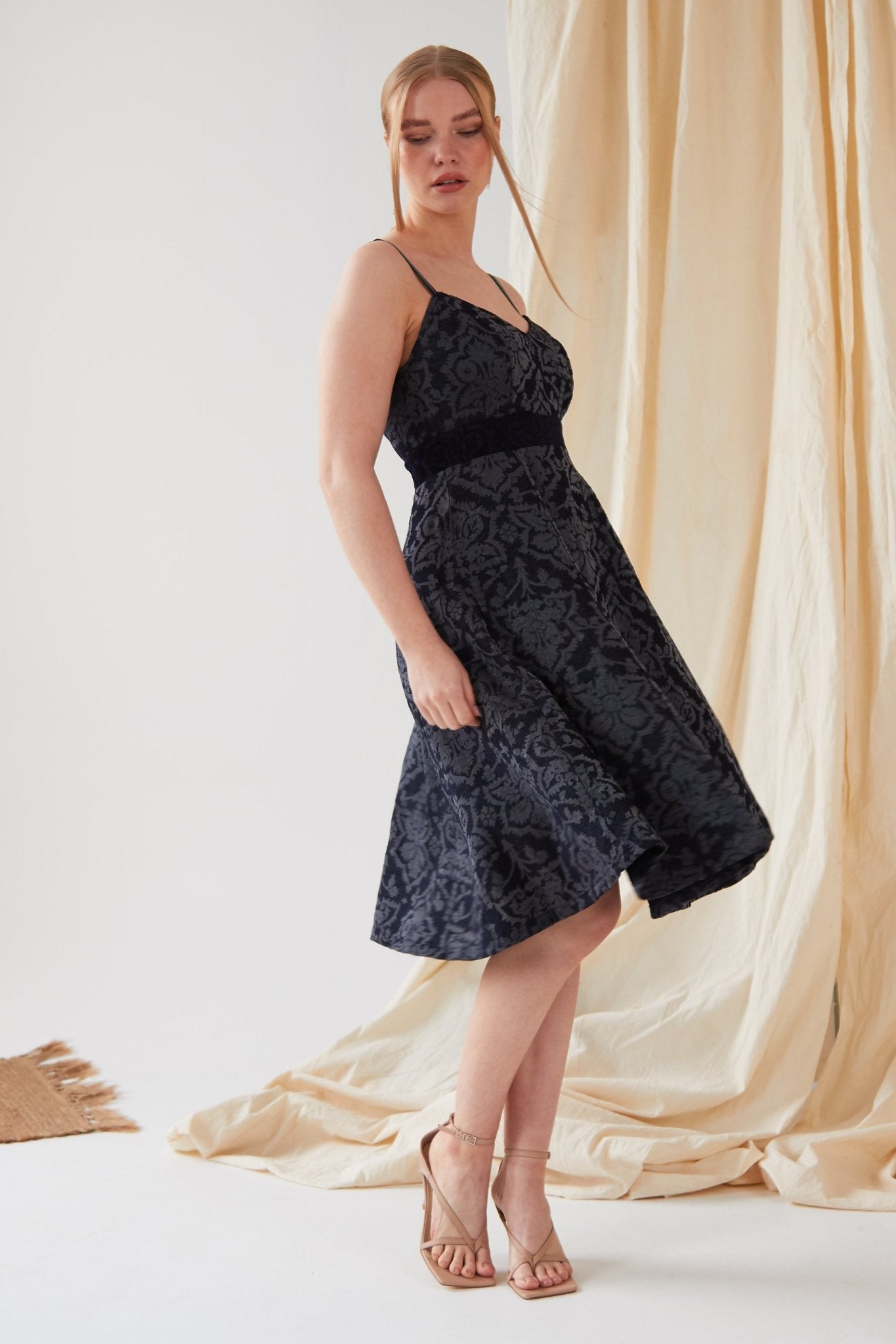 Jacquard Skater Dress - Lolomo!