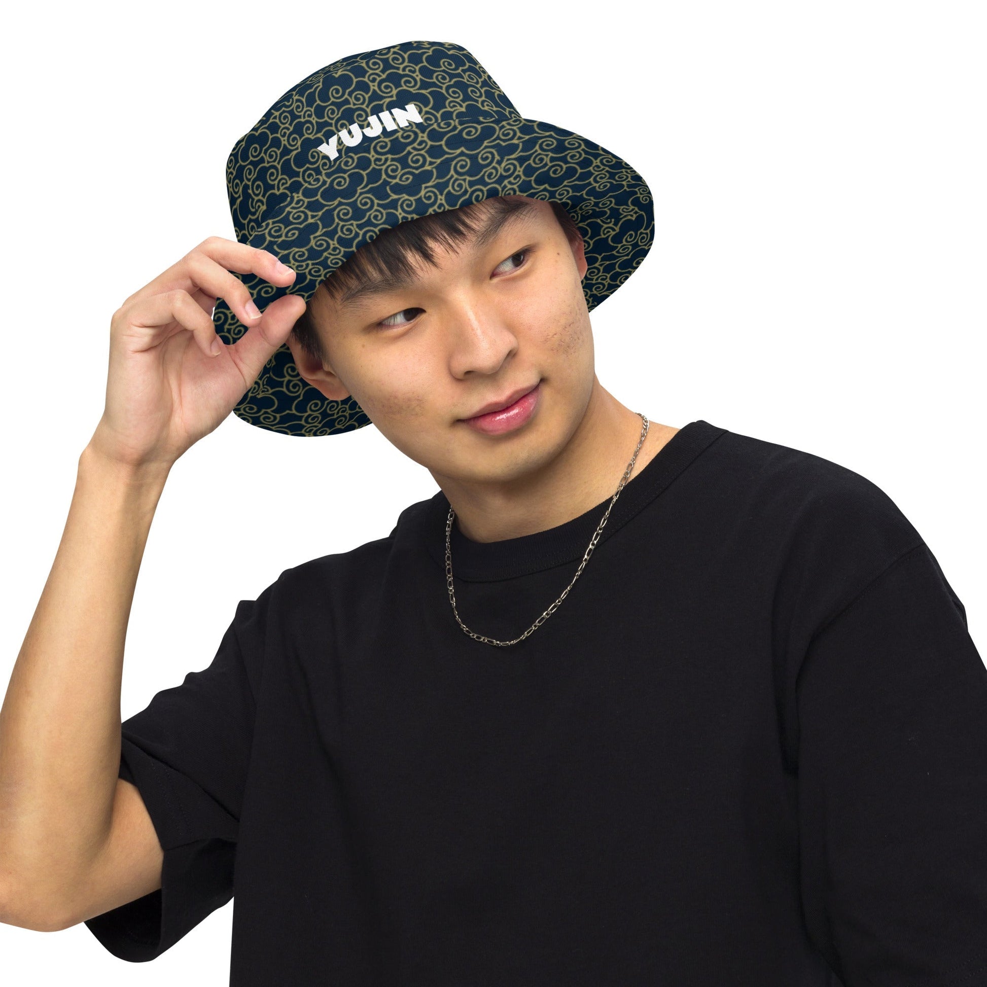 Japanese Clouds Reversible Bucket Hat - Lolomo!