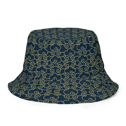 Japanese Clouds Reversible Bucket Hat - Lolomo!
