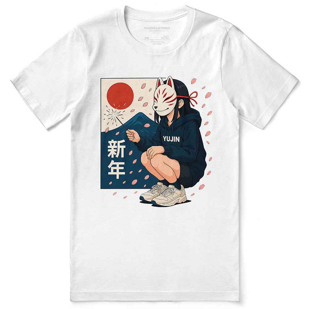 Kitsune Spark Sakura T-Shirt