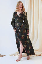 Long Sleeve Wrap Dress - Lolomo!