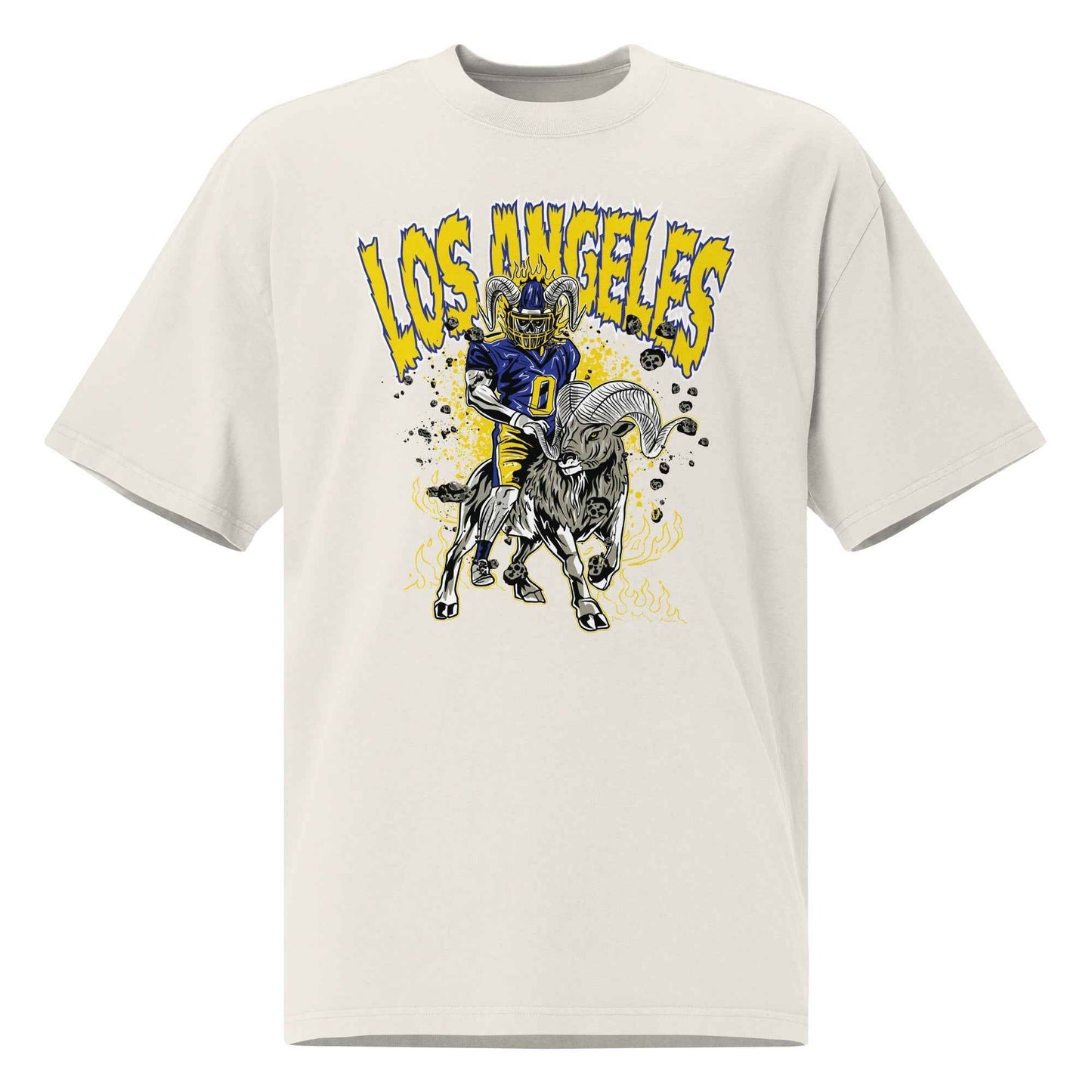 Los Angeles Rams "Staple" White T-Shirt