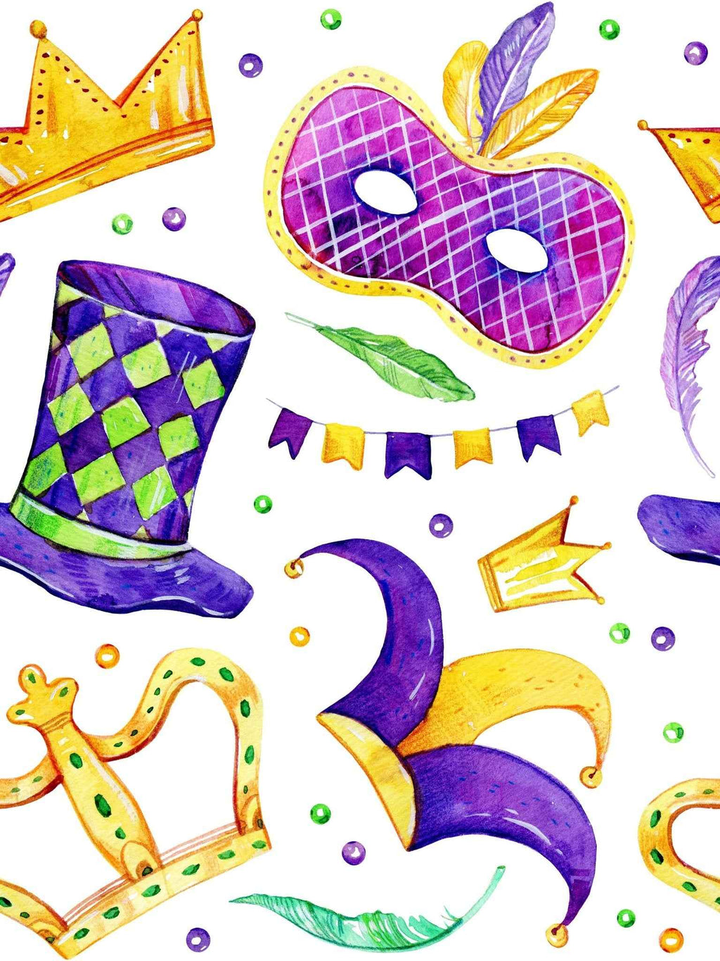 Mardi Gras Bamboo Pajamas - Lolomo!