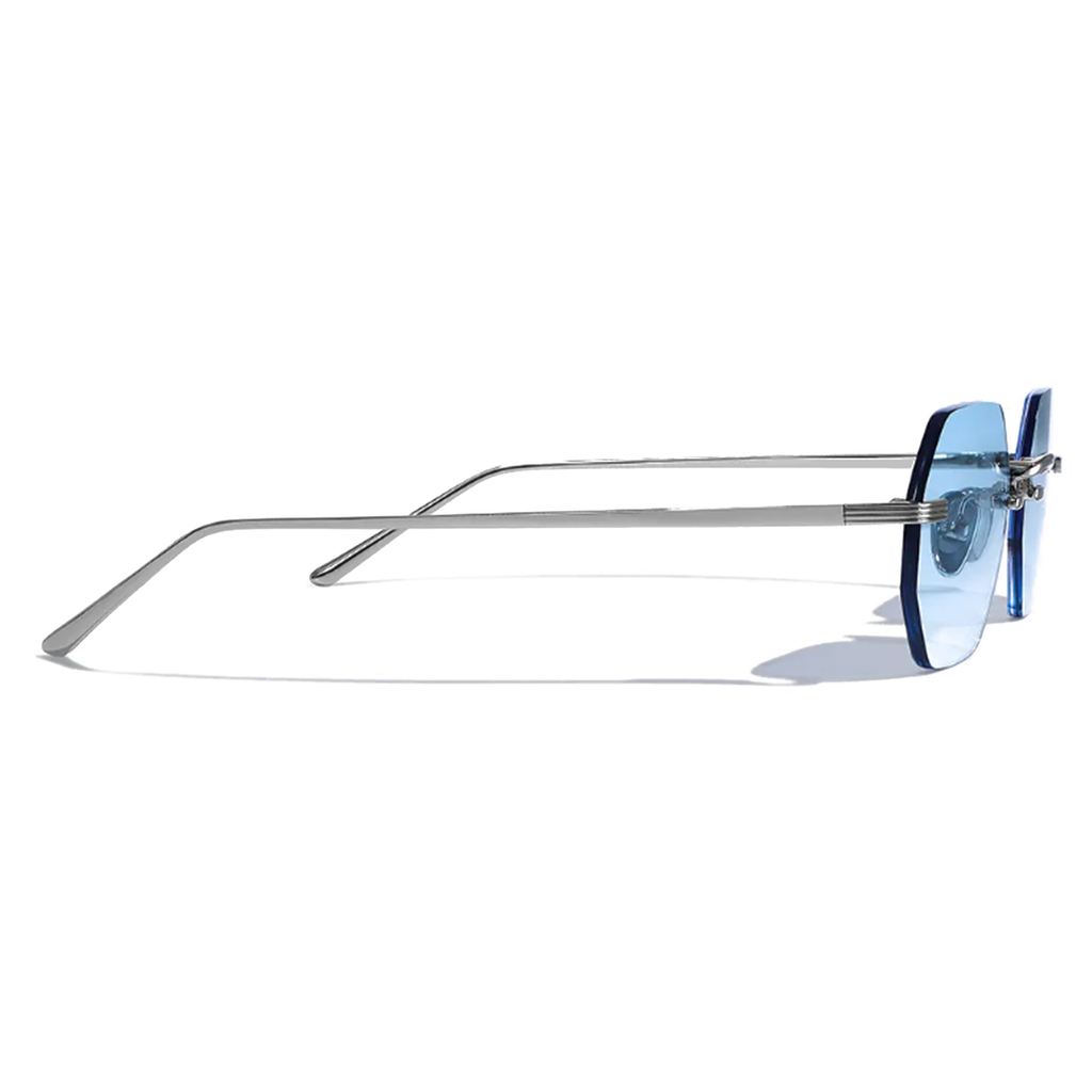 Martin Hexagon Frameless Sunglasses - Lolomo!