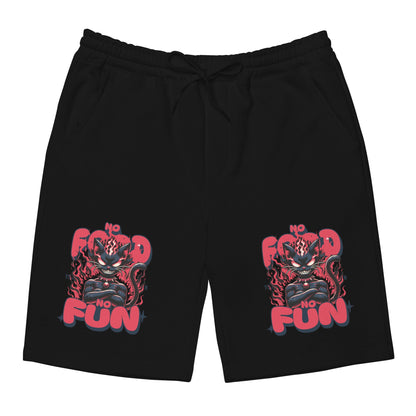 No Food No Fun Cat Shorts
