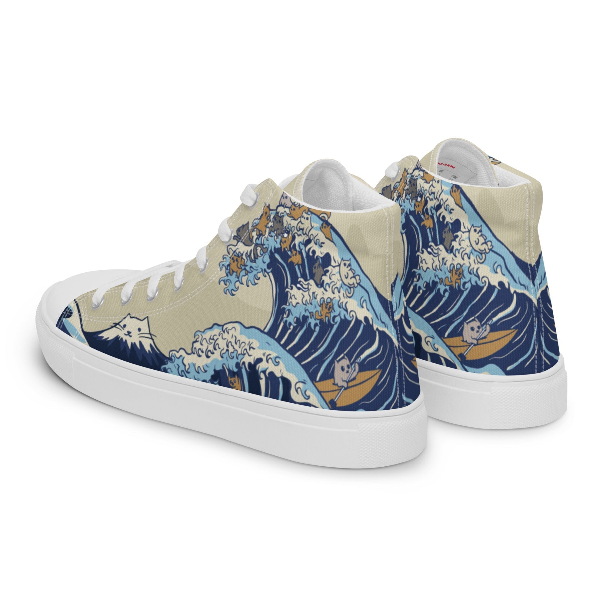 Men’s Japanese Cat Waves Shoes - Lolomo!