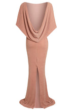 Mocha Backless Maxi Dress - Lolomo!