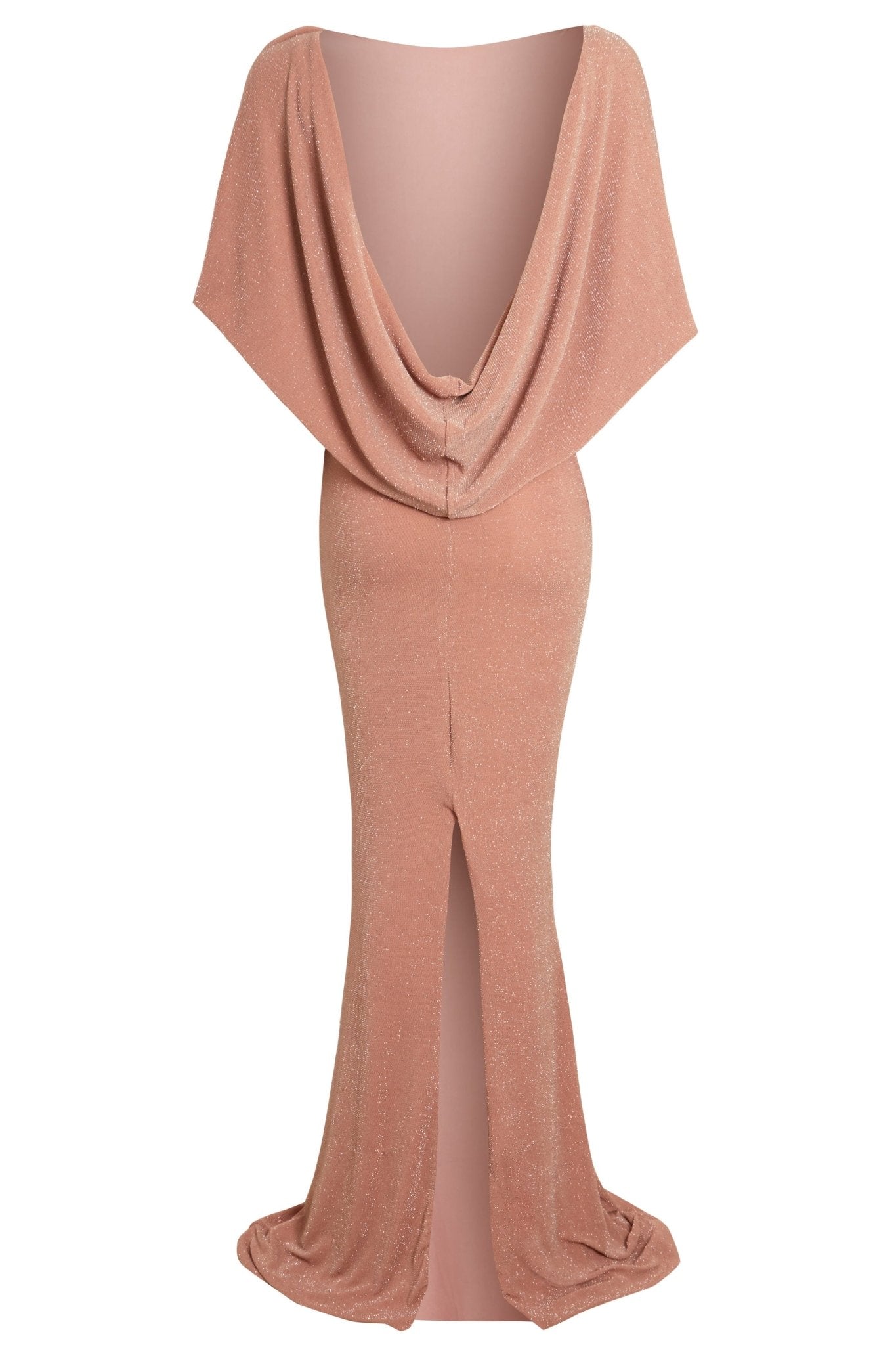 Mocha Backless Maxi Dress - Lolomo!