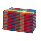 Servilletas de tela a cuadros