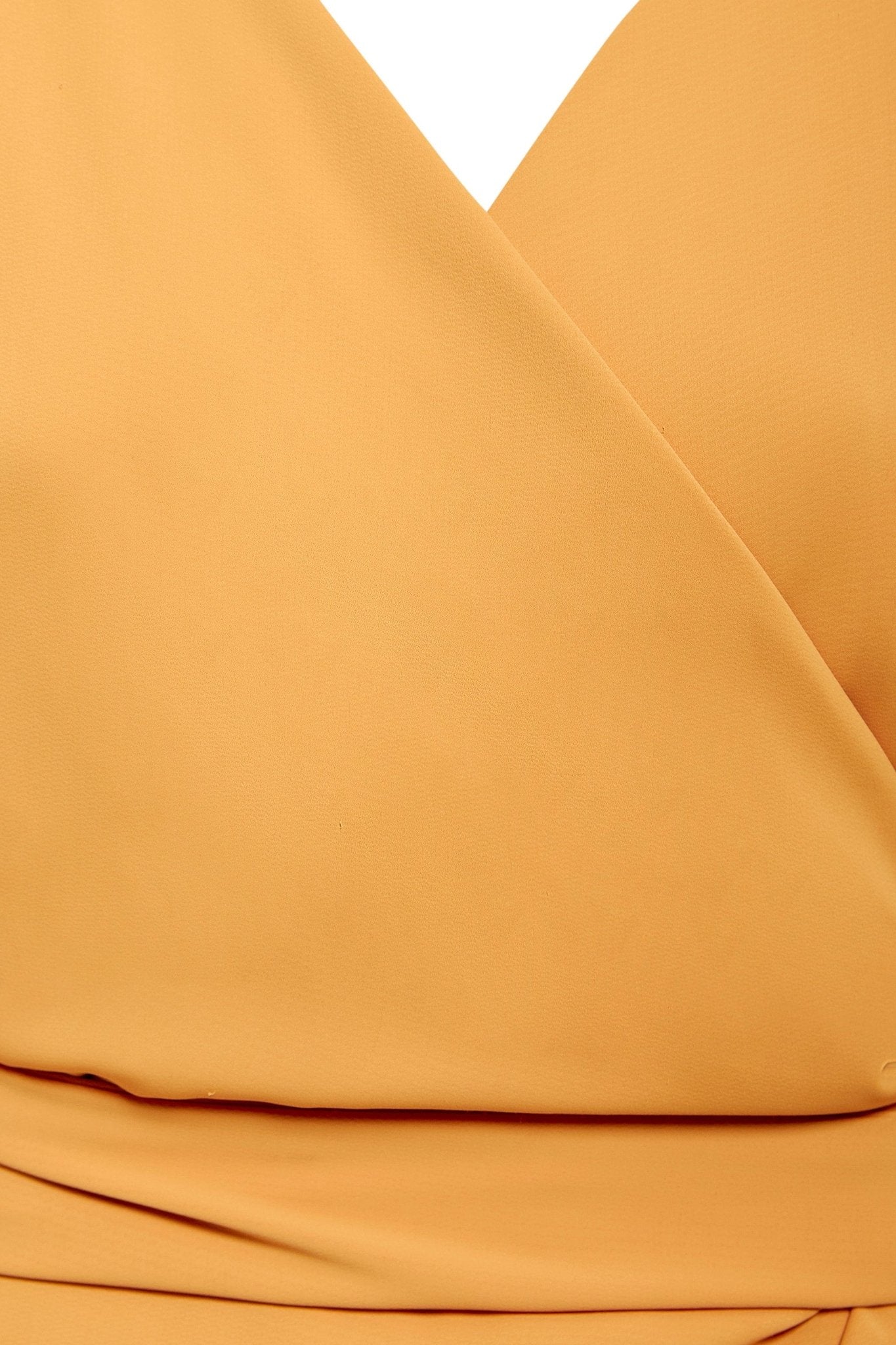 Mustard Wrap Maxi Dress - Lolomo!