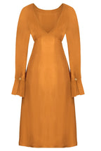 Mustard Yellow Midi Dress - Lolomo!