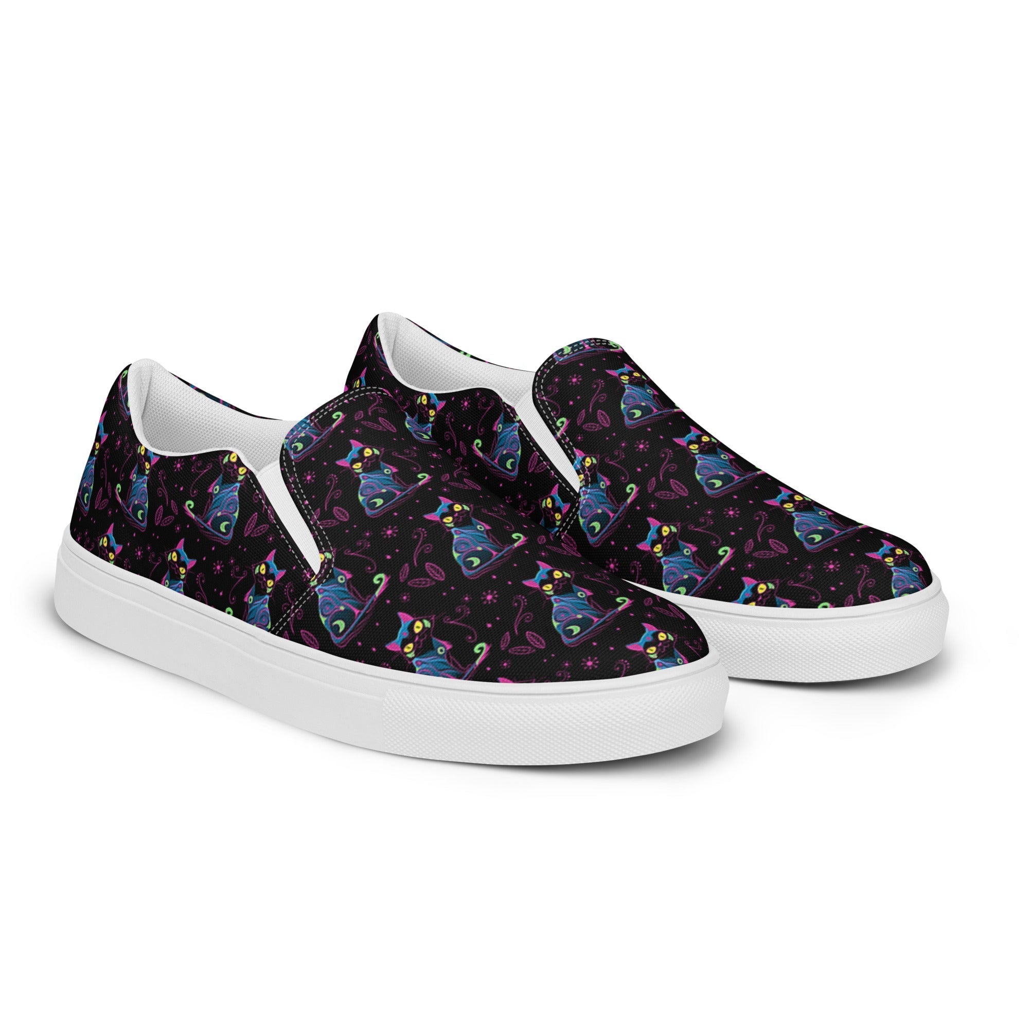Neon Cat Women’s Shoes - Lolomo!