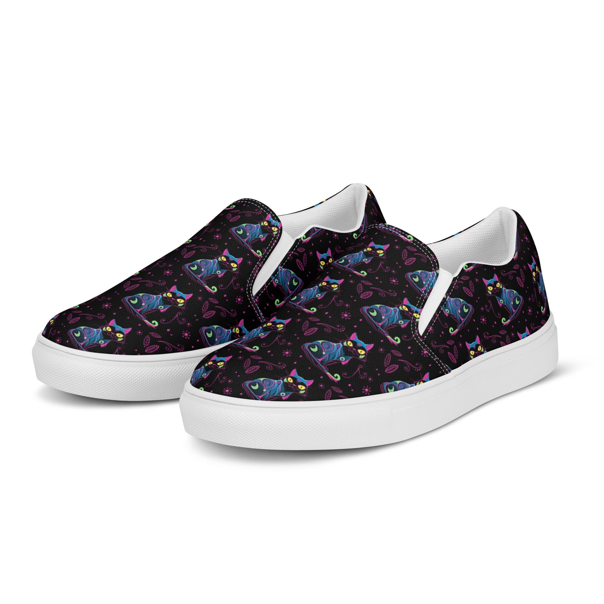 Neon Cat Women’s Shoes - Lolomo!