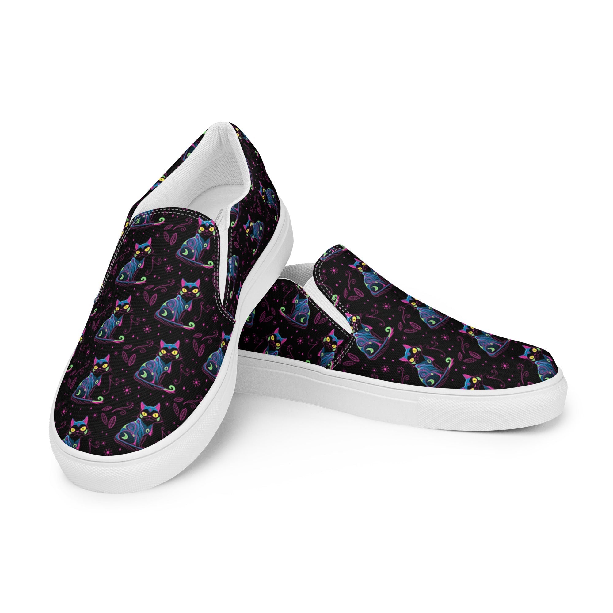 Neon Cat Women’s Shoes - Lolomo!