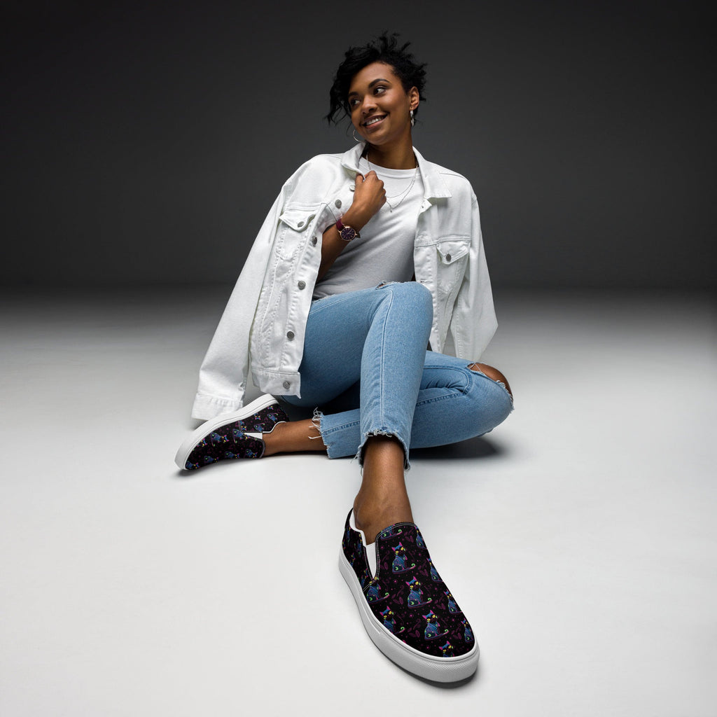 Neon Cat Women’s Shoes - Lolomo!