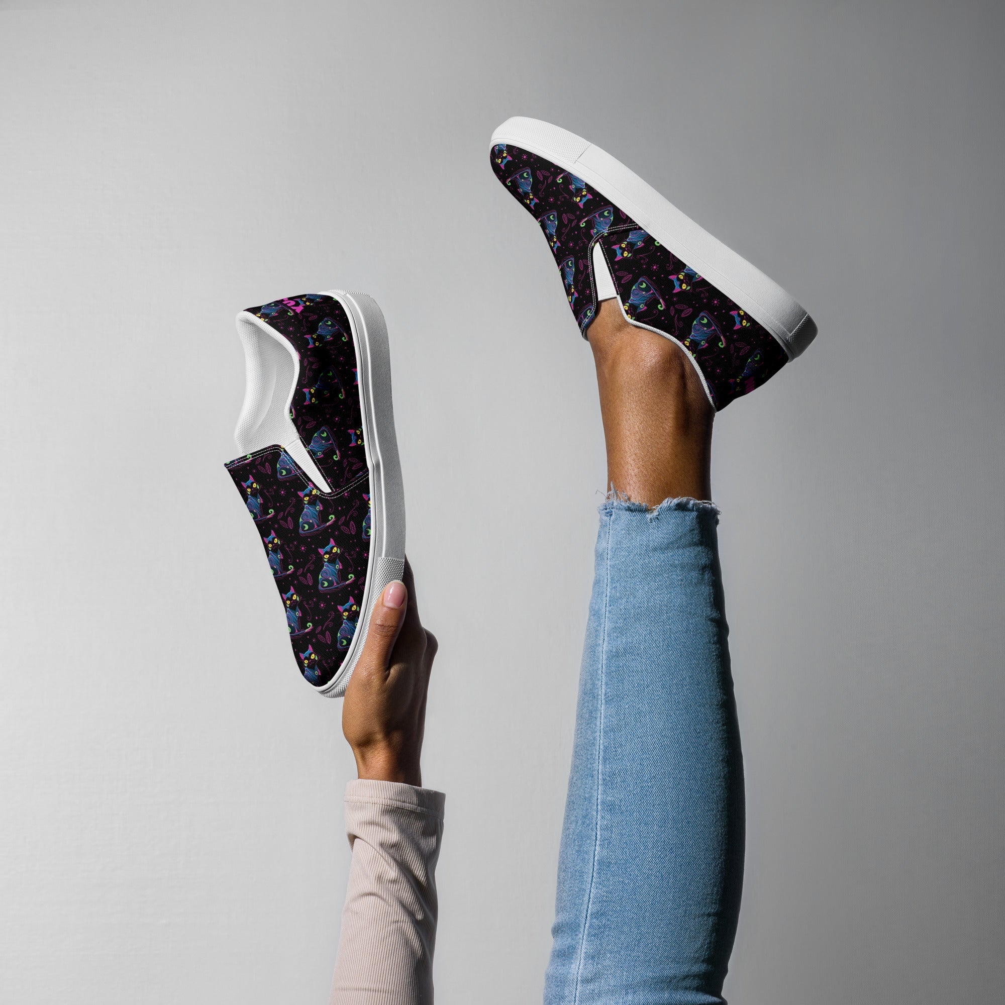 Neon Cat Women’s Shoes - Lolomo!