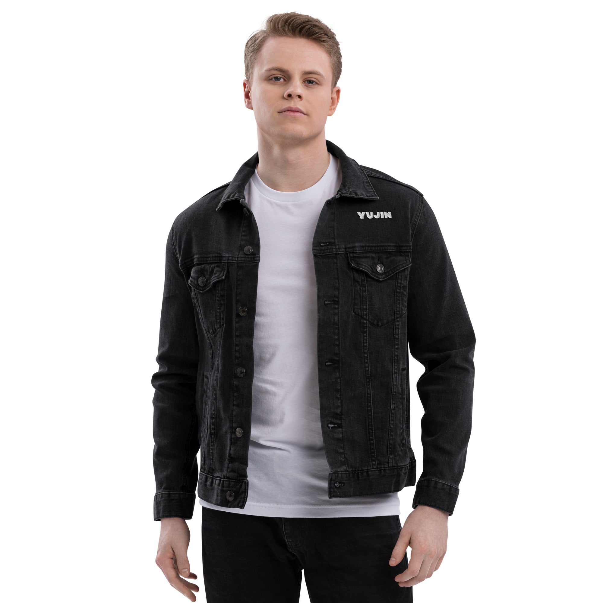 Never Give Up Denim Jacket - Lolomo!
