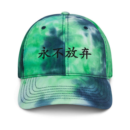Never Give Up Tie - Dye Hat - Lolomo!