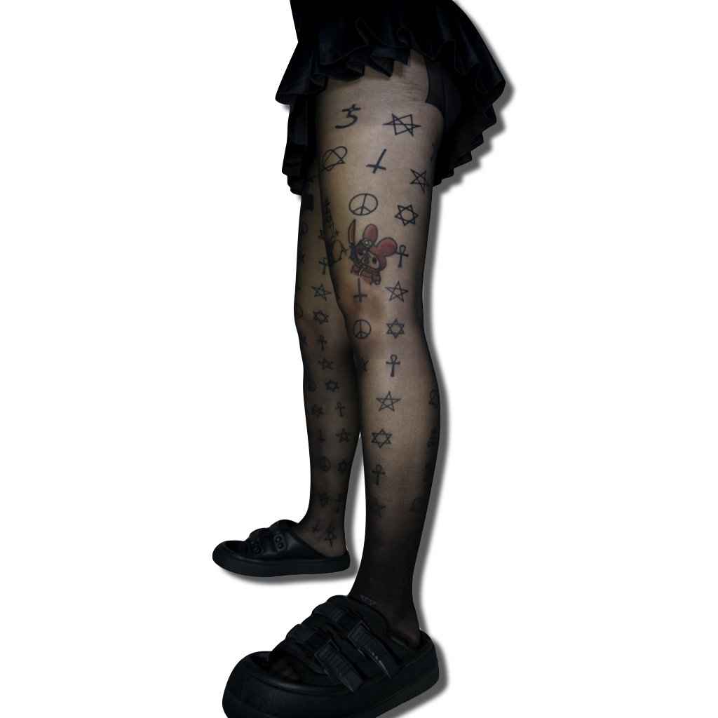 Occulted Stockings | Mystical Nylon Blend Tights